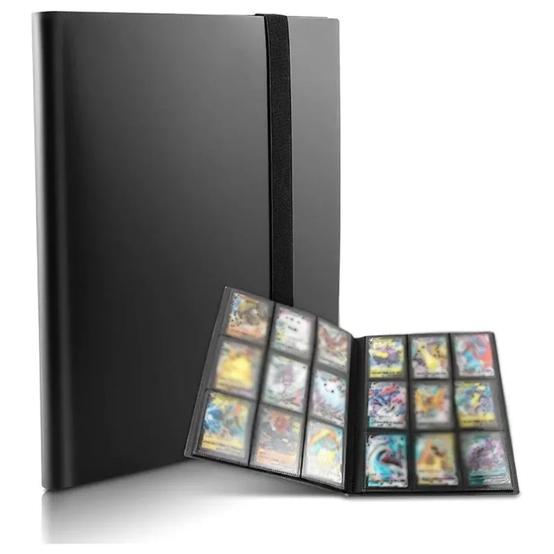 Classeurs et albums de rangement pour cartes de jeux de société (CCG, MTG, Magic, Yugioh) avec capacité de 160/360 cartes, pochettes et porte-photos