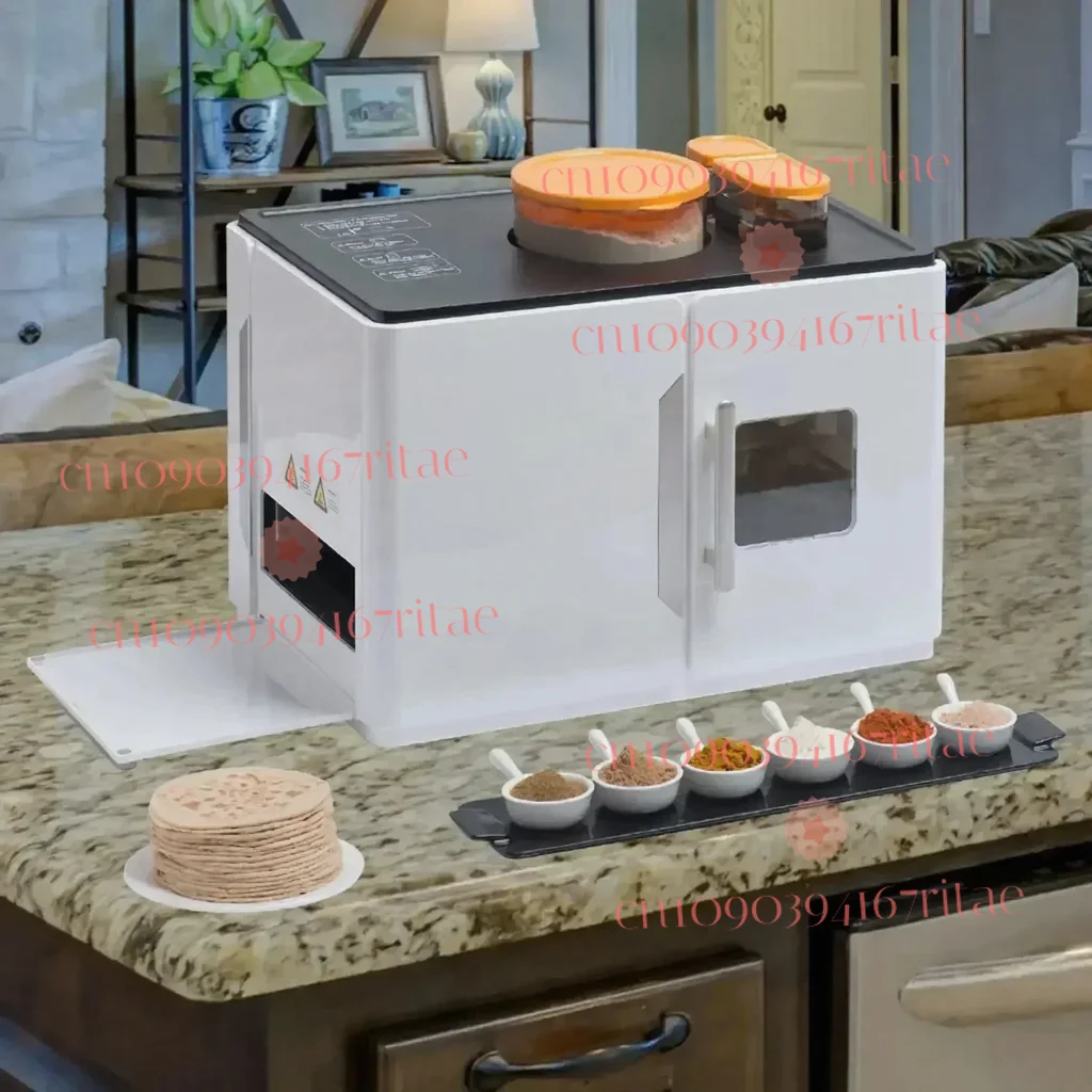 Máquina Automática para Hacer Roti, Rotti, Ata, Chapati, Pan Plano, Tortilla, Rotimatic, Procesador de Alimentos Mágico