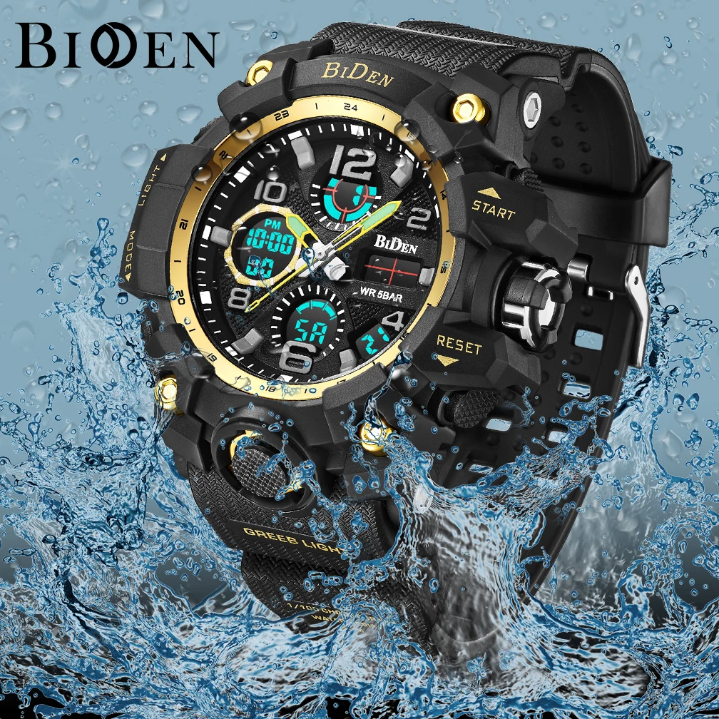 Biden waterproof sport quartz watch for man