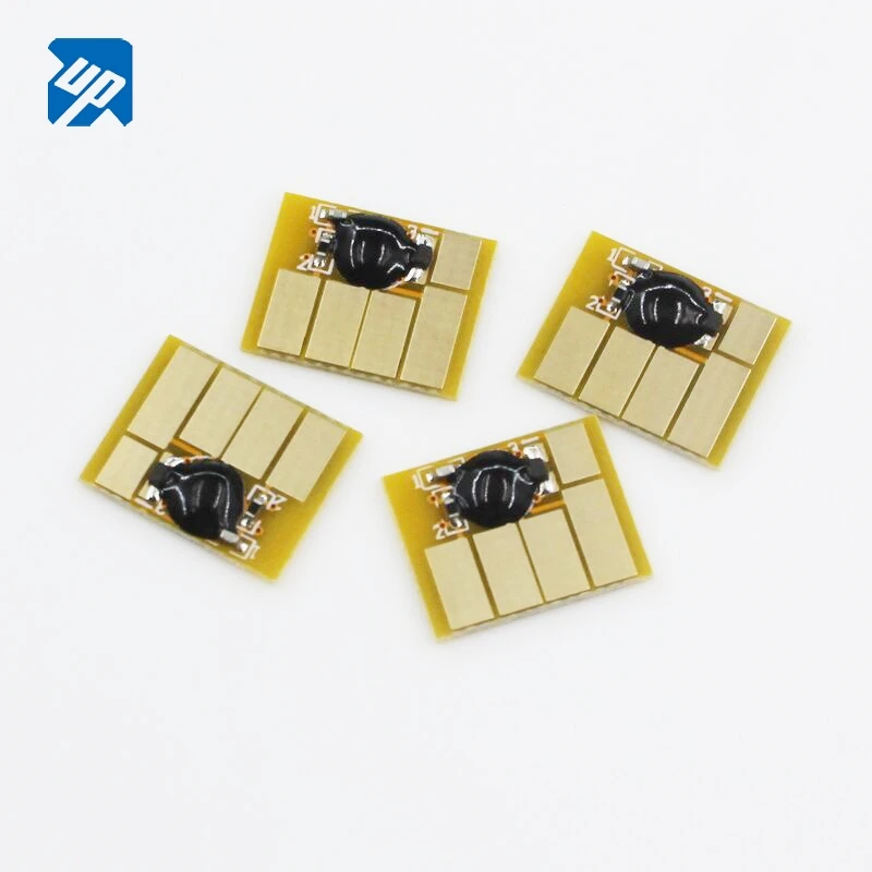 UP 4PCS permanent Chips compatible for HP 10/82 for hp500 DesignJet 500 800 C4844A C4911A C4912A C4913A