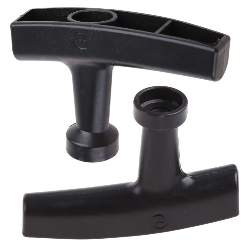 Startergriff, Rückstoßstarter, Zuggriff, Gartenwerkzeugteile für Rasenmäher, Generator, Kettensäge, bequem zu halten