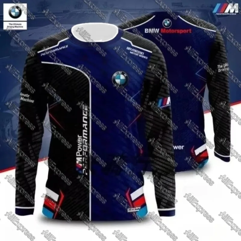 

Футболка BMW F1 Премиум Роскошный летний мужской и женский повседневный спортивный удобный гоночный костюм с круглым вырезом Свободный дышащий быстросохнущий топ