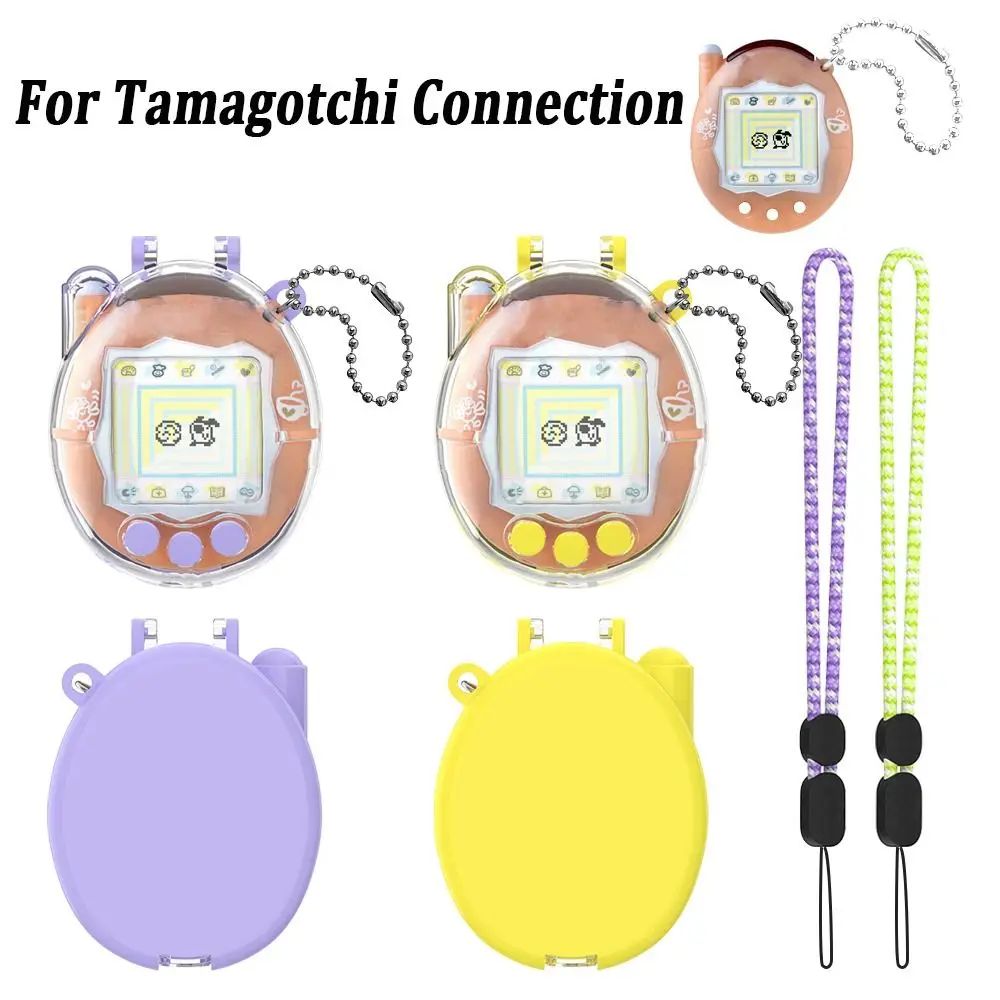 Transparent Protective Case Crystal PC Anti-Scratch Hard Shell Dustproof Full Coverage Clear Cover for Tamagotchi Connection