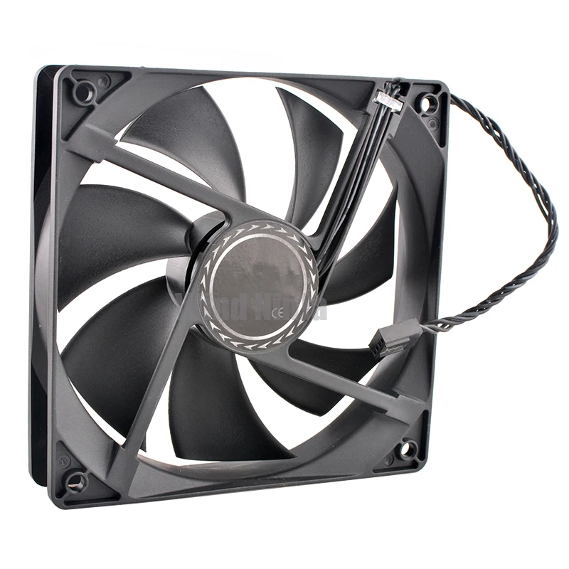 Ventilador de alta velocidade para CPU Refrigeração a água, DC12V, 4Pin, DF121225SM, XC1197BA, 12cm, 120mm, 120x120x25mm