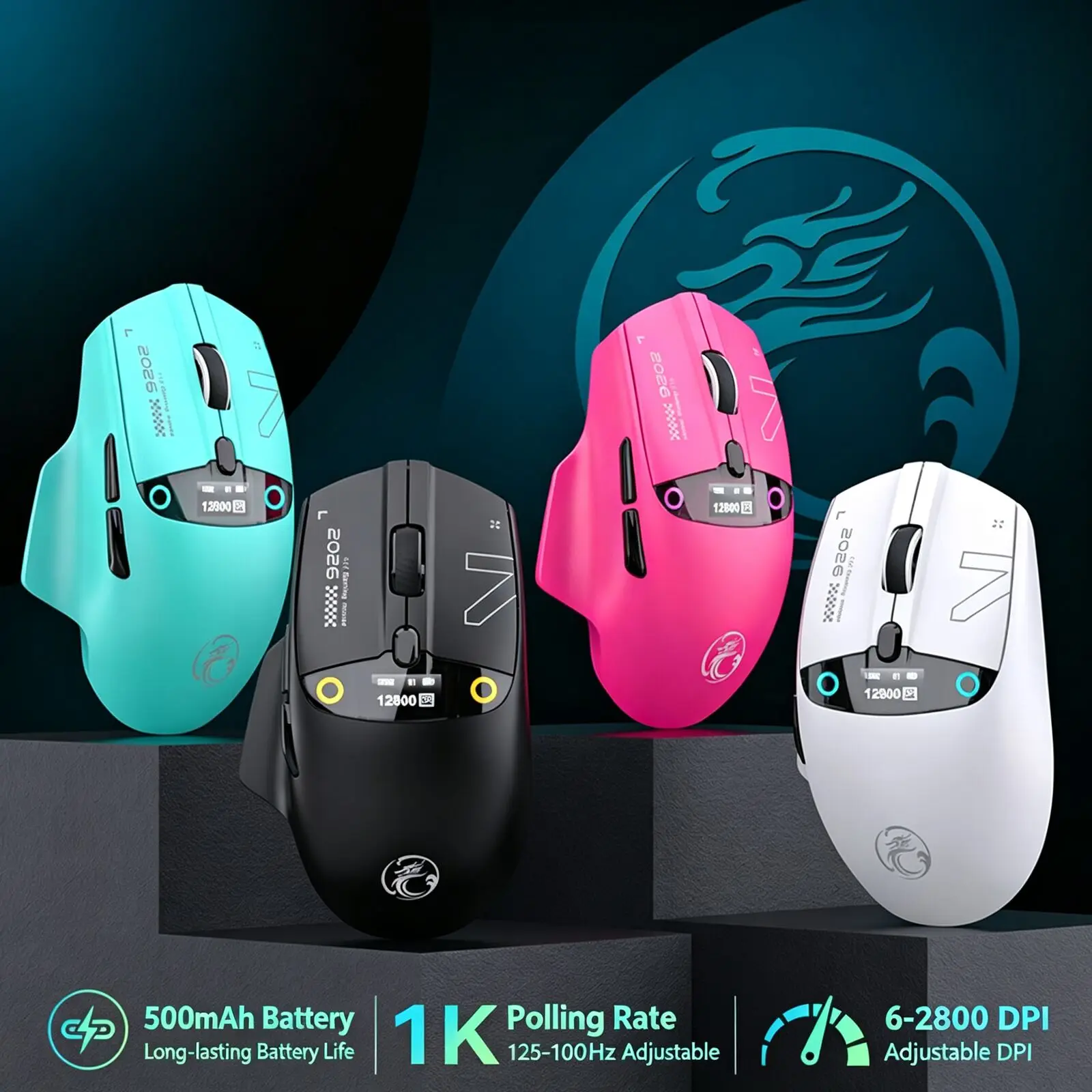 imice-detachable-battery-bluetooth-24g-tri-mode-rechargeable-gaming-lightweight-wireless-mouse-with-screen-display