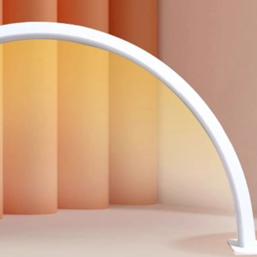 Créatif demi-lune lumière Portable en forme de U réglable LED décor lumière Salon de beauté lumière de remplissage polyvalent lampe de Protection des yeux