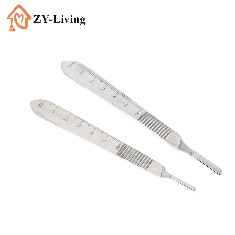 1Pcs Dental Surgical Scalpel Handle #3 # 4 Stainless Steel Thickened Knife Holder
