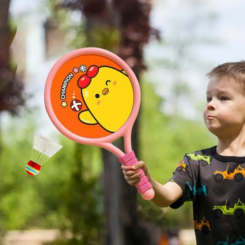 Conjunto de raquete interna ao ar livre crianças esportes badminton conjunto raquete dupla pai-filho brinquedo esportivo interativo para meninos crianças família