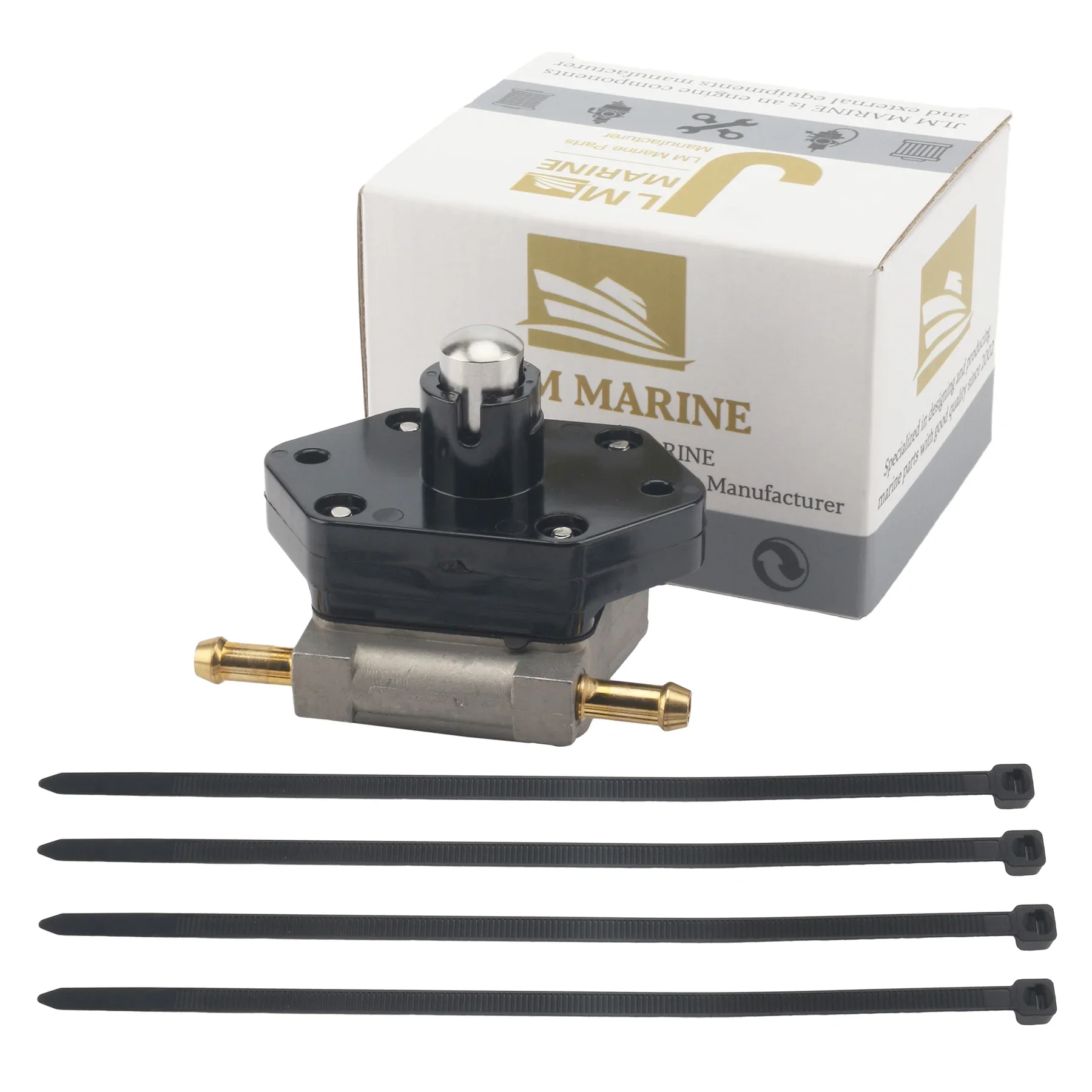 881862T1 JLM Marine Fuel Pump for Mercury Mariner 4-Stroke 25 30 40 HP 3 CYL Outboard Engine 881862T07 892874T 899106T 8M0141844
