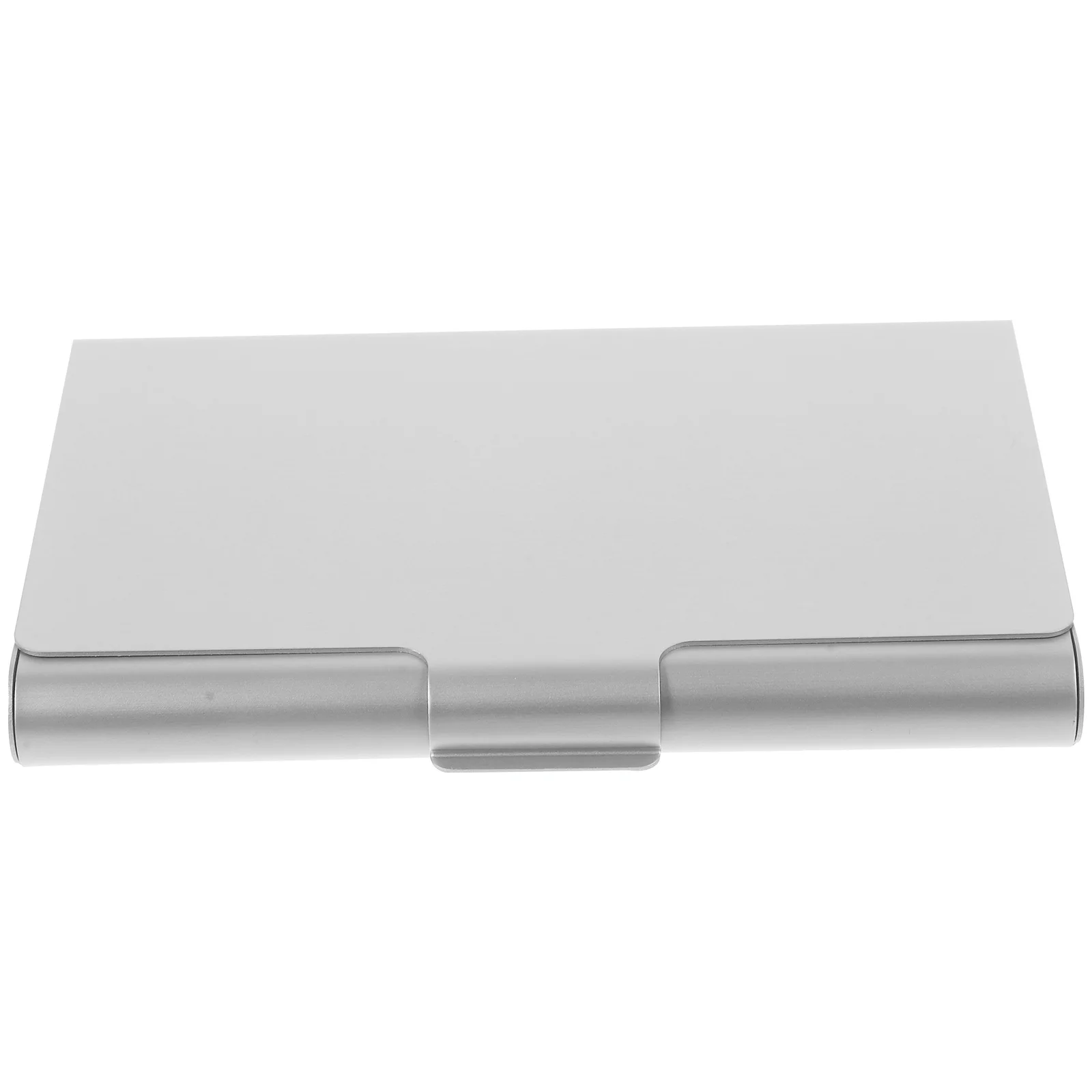

Blue Thick Pocket Stainless Steel Business Card Box Holder Credit Cards Large Capacity Aluminum Alloy Desktop Organizer Storage