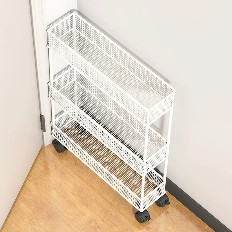 Crack Rack, Gap Storage Cabinet Behind The Door, Bathroom, Extremely Narrow Floor-to-ceiling Narrow Slot Shelf, Bathroom