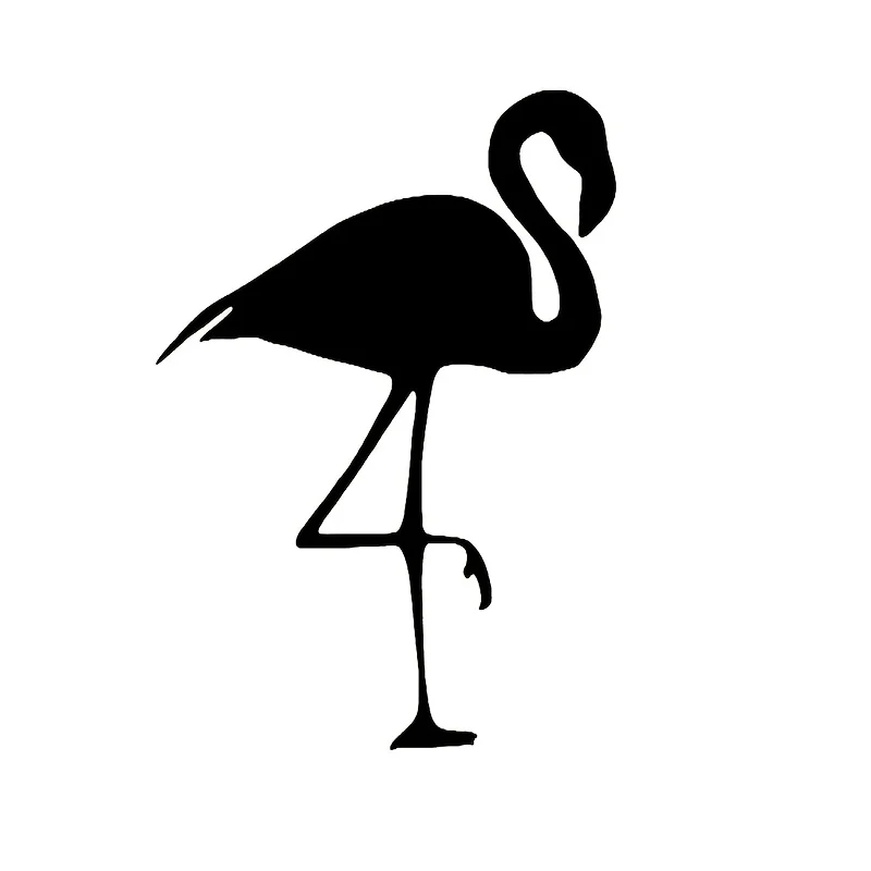 

1 шт., привлекательная автомобильная наклейка с изображением фламинго, идеально подходит для декора автомобиля, рюкзаков, зеркал, чашек и декора для любителей пляжа