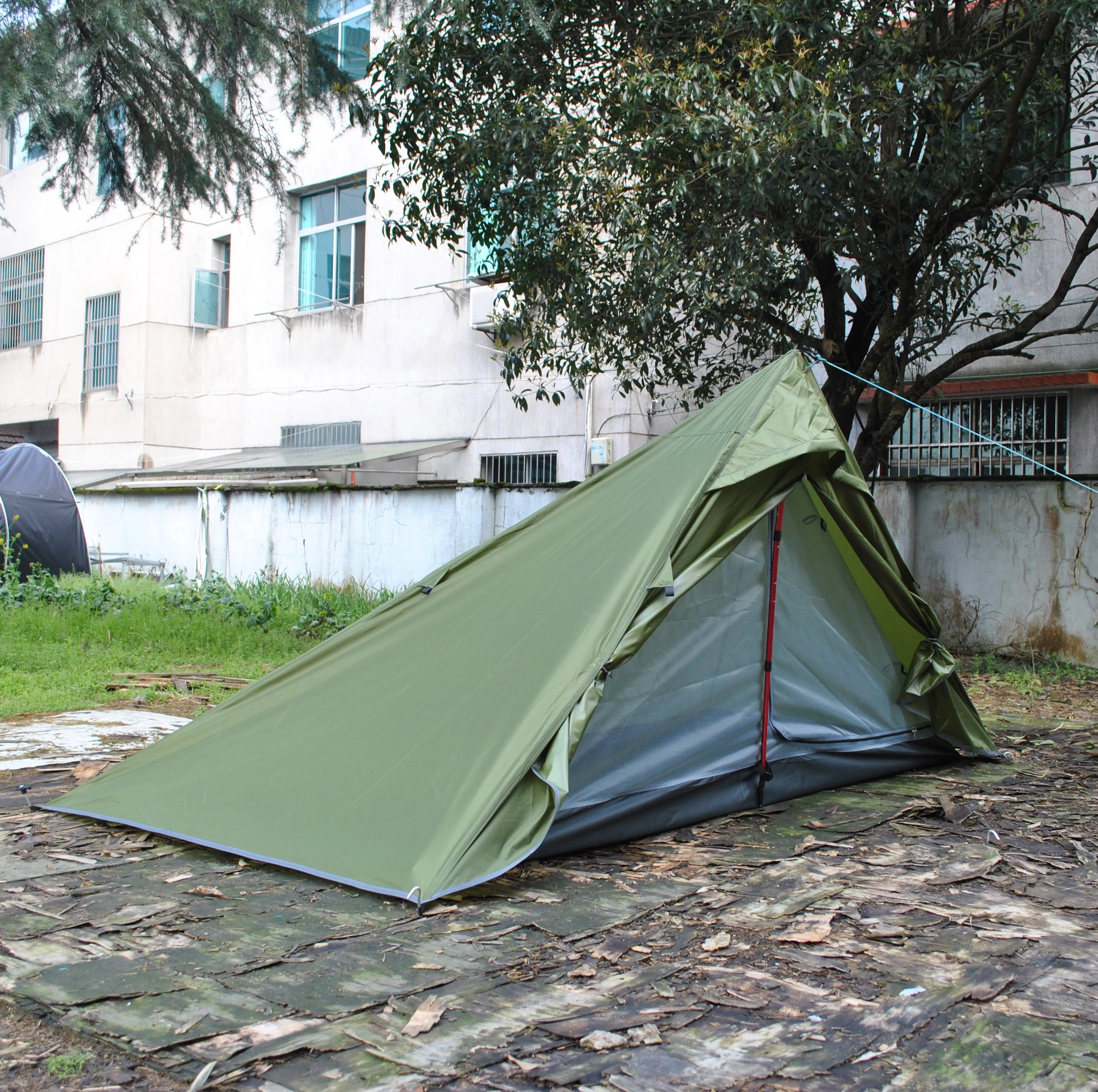 

TREKKING POLE is Not Included, Ultralight 2 Person Camping Tent, 2 Layers, Easy to Setup