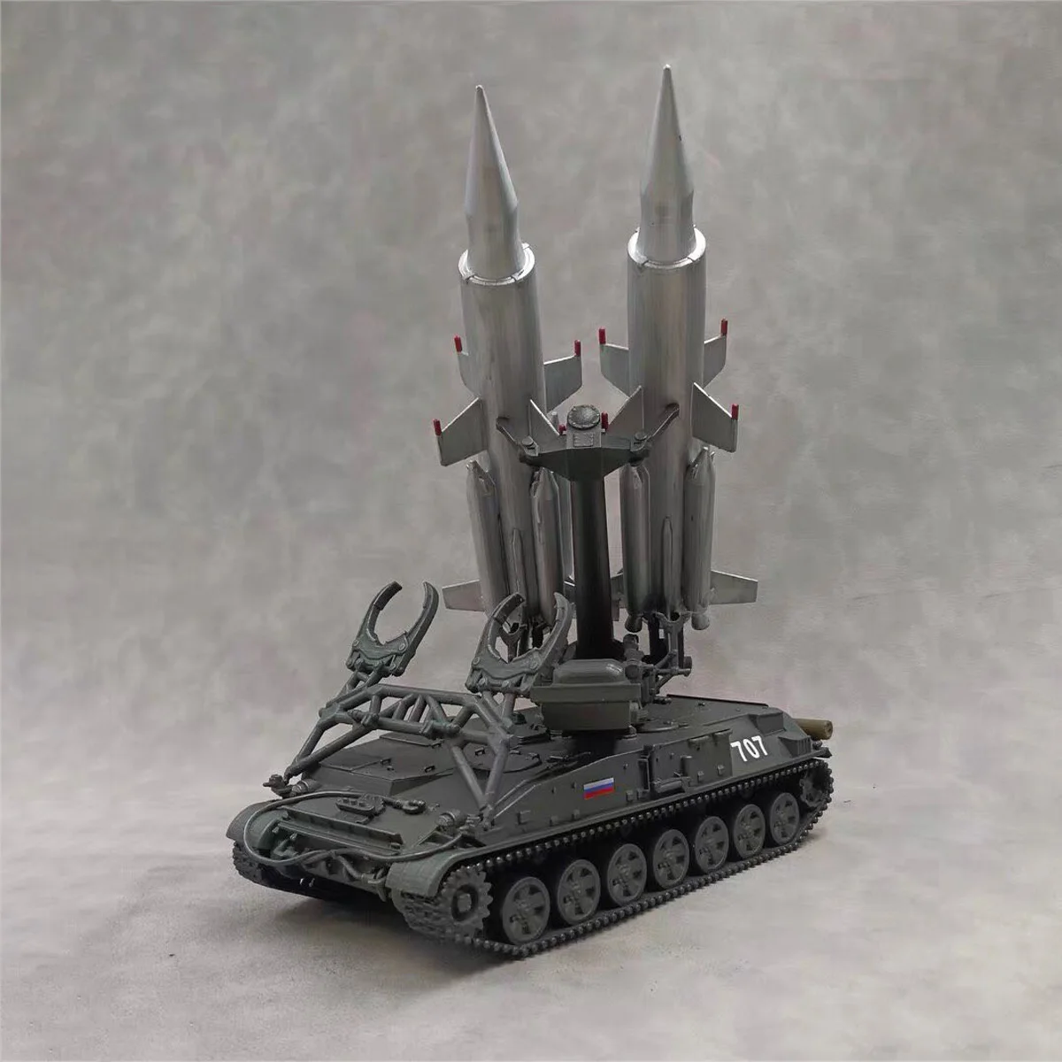 1/35 Soviet SAM-4 air defense missile system (over 20 cm), SLA Printing Hand-Colored Finished Model Decorative Ornament
