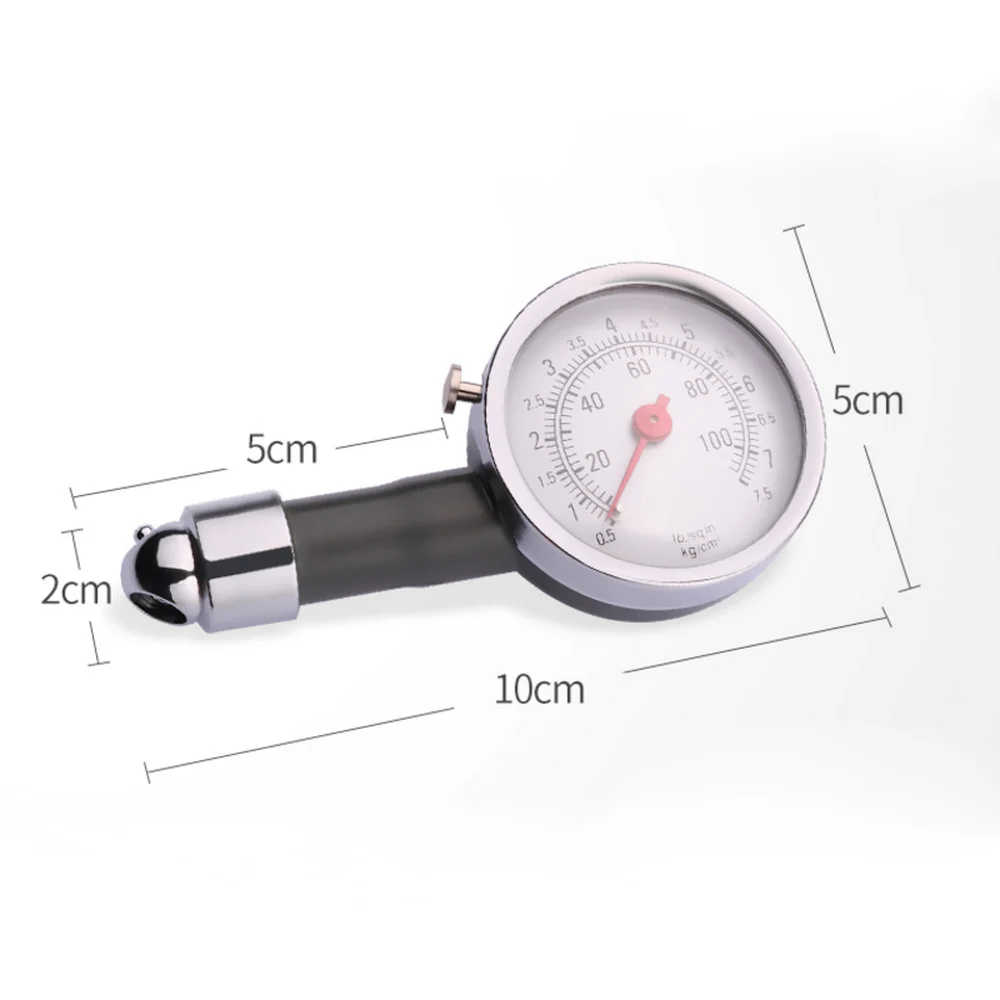 AQTQAQ Metal Car Tire Pressure Gauge AUTO Air Pressure Meter Tester Diagnostic Tool Car Tyre Air Pressure Gauge Monitoring New