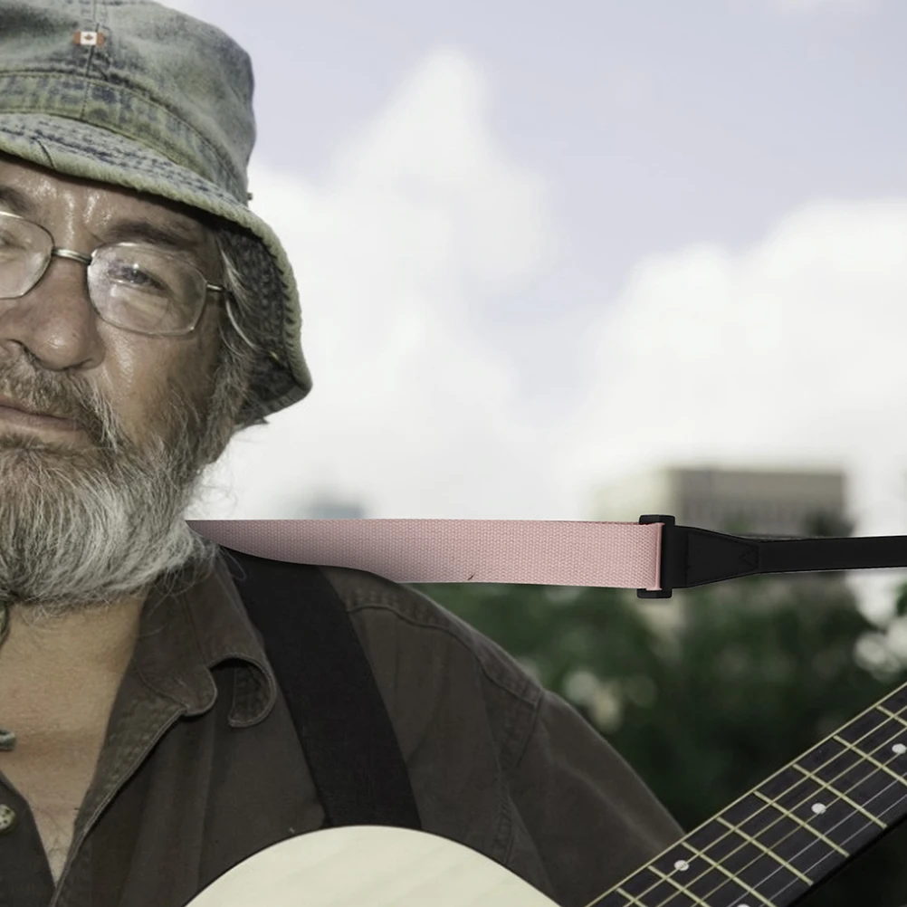 

-Free Ukulele Strap Thickened Shoulder Belt For Guitar Instrument Cotton Durable Music Accessory Ukulele Supply