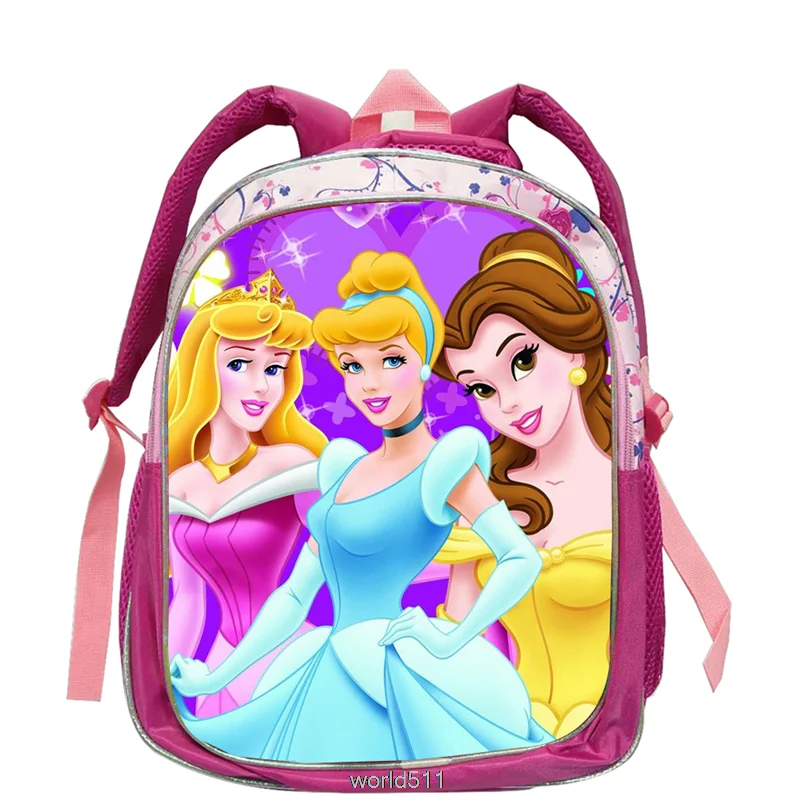 Disney New Children Bag Backpack Kindergarten Schoolbag Princess Cosplay Backpack Girl Cartoon Wholesale Kids Bag Rugzak Rugtas