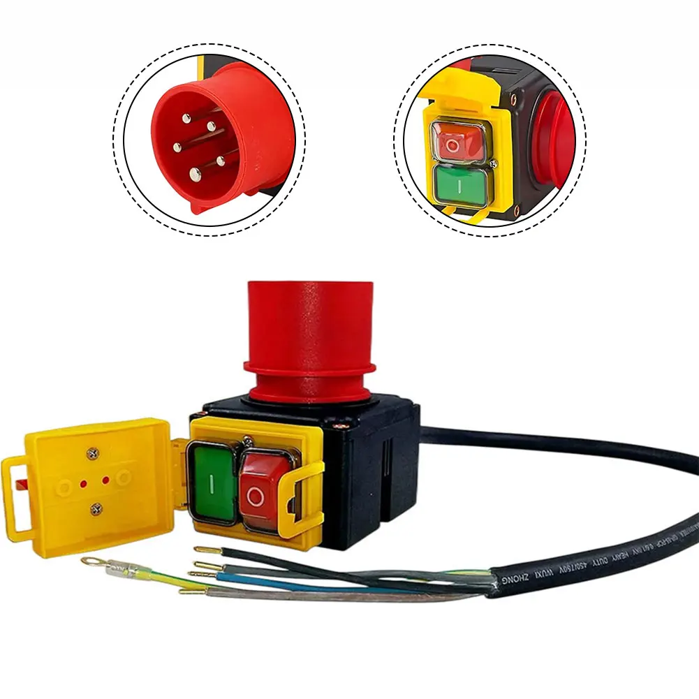 Para interruptor electromagnético industrial impermeable KOA7 trescepase de 400V con protección IP54 para seguridad y operación del motor