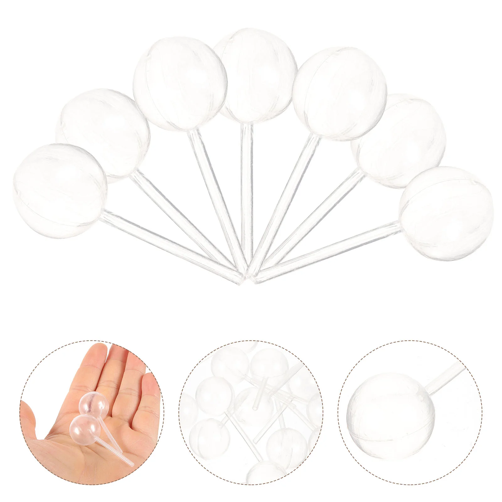 50 Pcs Perfume Dispensing Ball Shaped Pipettes for Small Liquid Dropper Transfer Clear Plastic Squeeze Chocolates