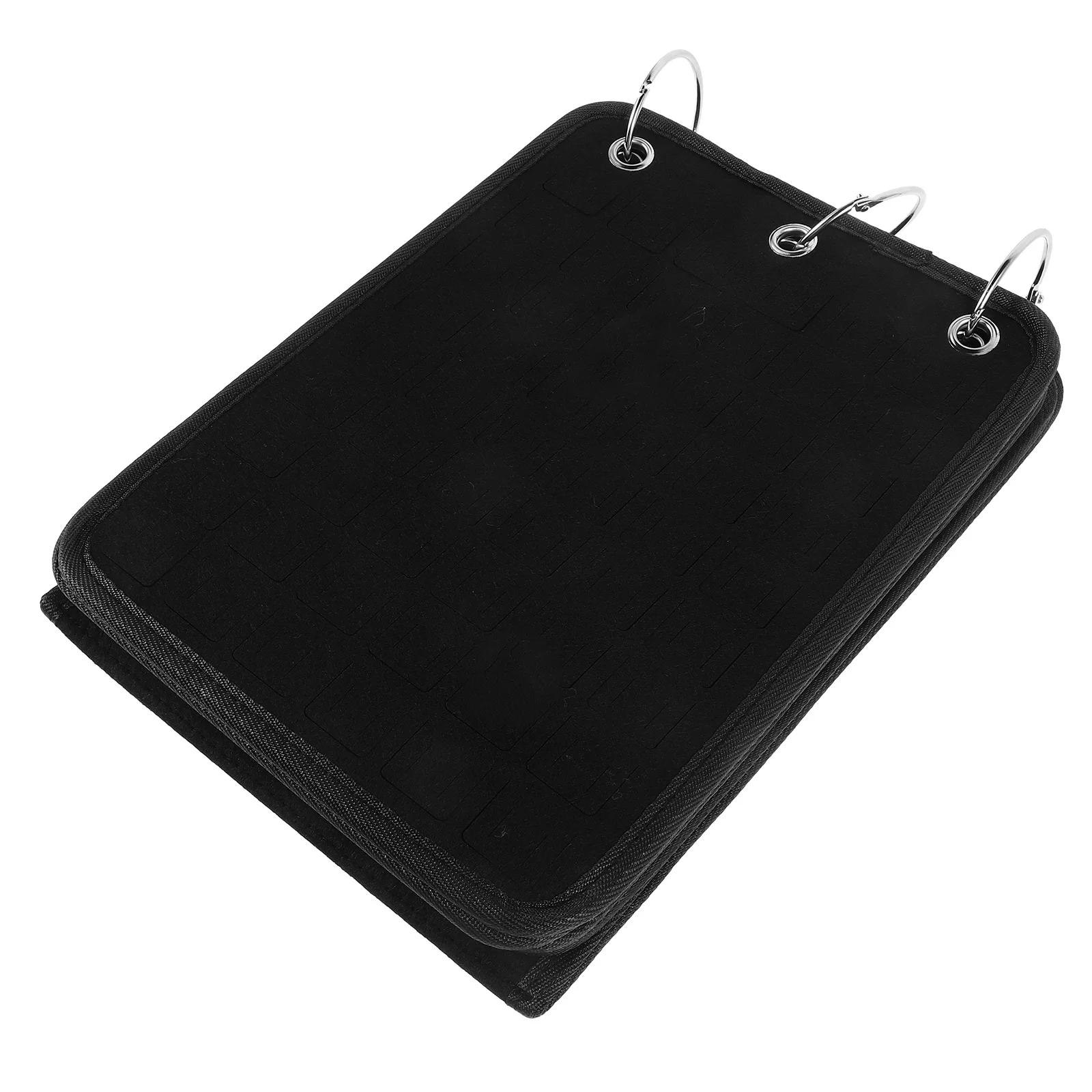 Shoe Charm Organizer Felt Storage Book Multifunctional Display Holder Transparent Cover Wall Hanging Tabletop Pin Display