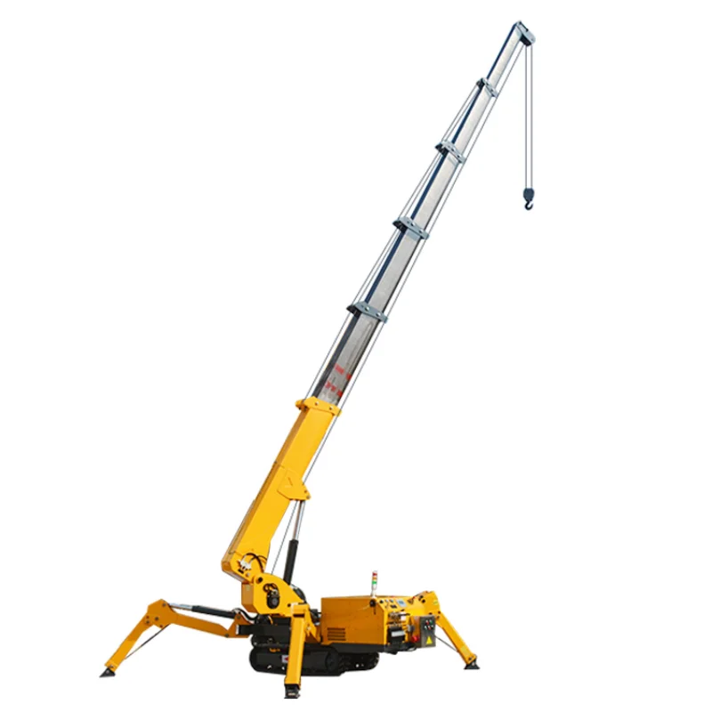 YG Hot Sale Construction Spider Crane Machine Hydraulic Telesco Crawler Type 3 Ton Crawler Crane Spider Equipment Manufacturer