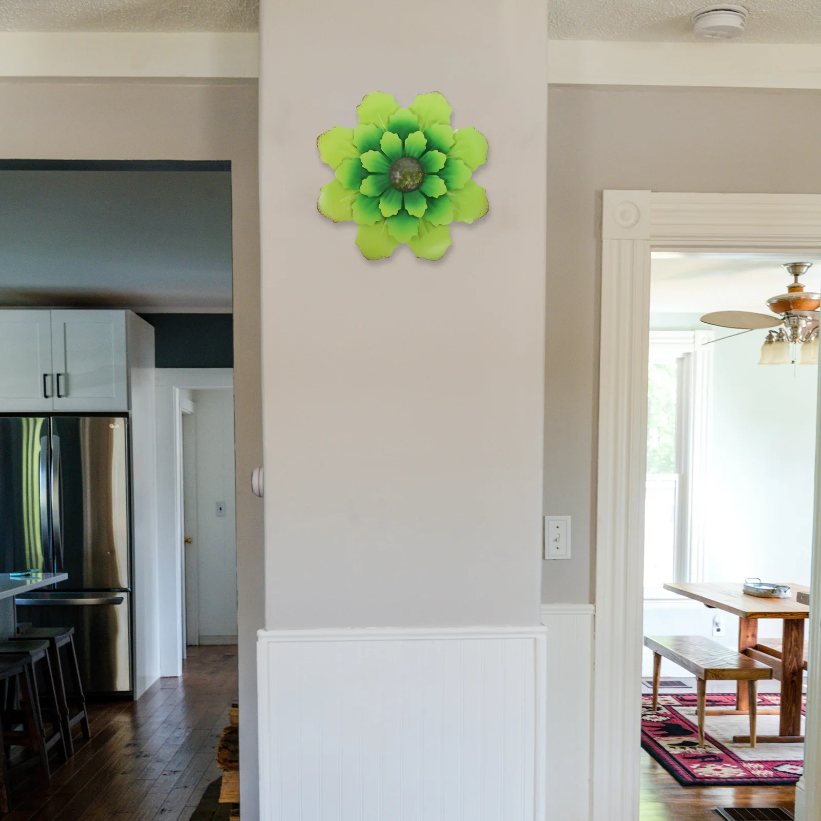 

Wall Mounted Flower Decoration Bright Color Pendant Art Home Bedroom Living Room Office Kitchen Garden Yard Decorative Realistic