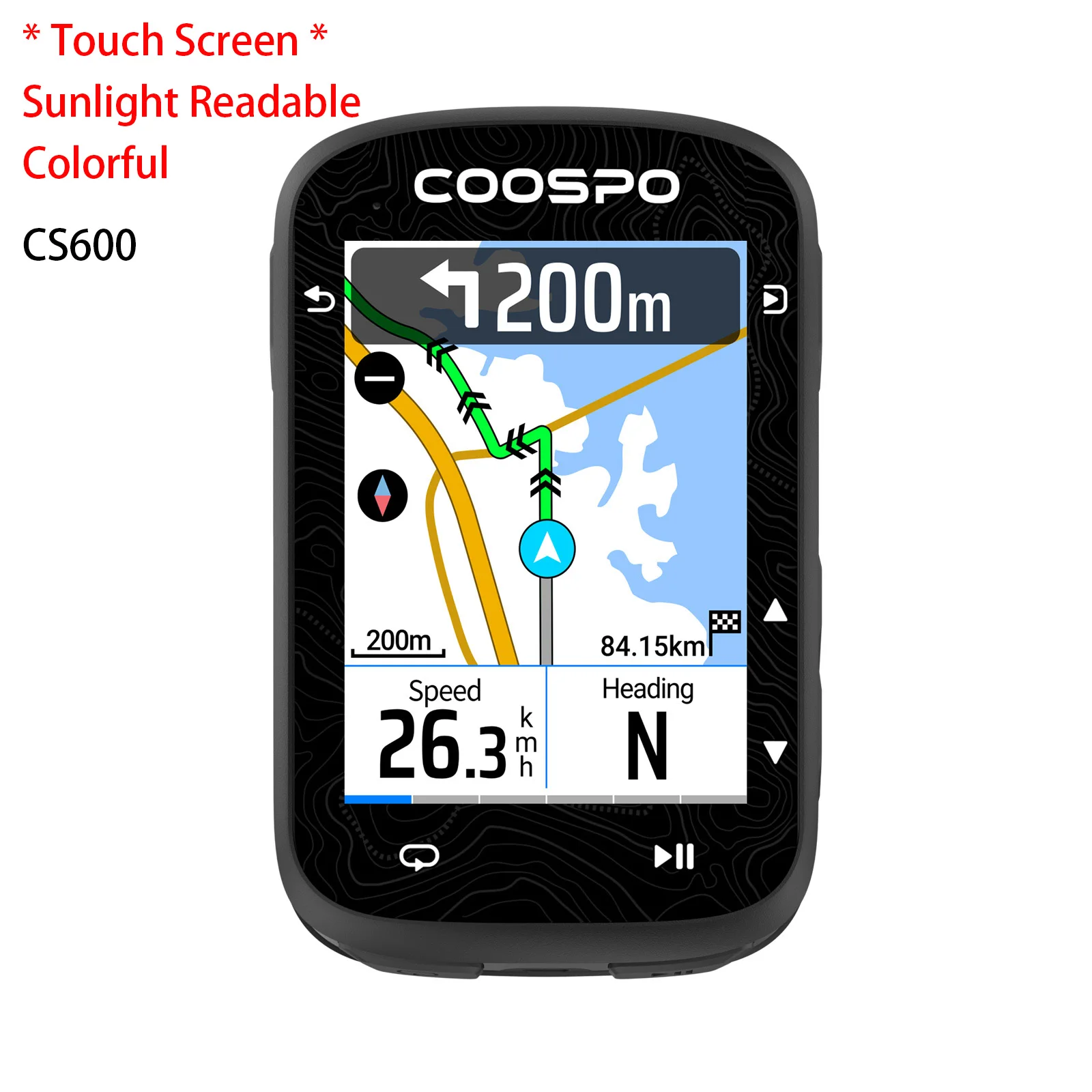 AliExpress Touch-screen COOSPO CS600 Bike Computer GPS Colorful Map Navigation Wireless Smart Cycling Computer Indoor Training Odometer