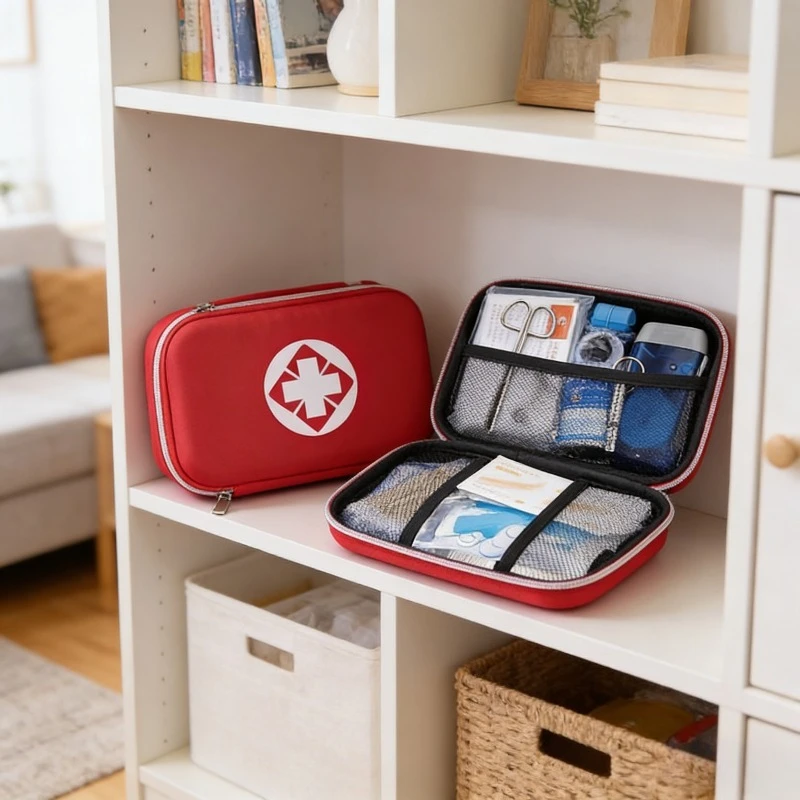 Waterproof Portable First Aid Kit Bag, Multifunctional Outdoor Survival Medicine Storage Pouch for Camping Hiking view 2