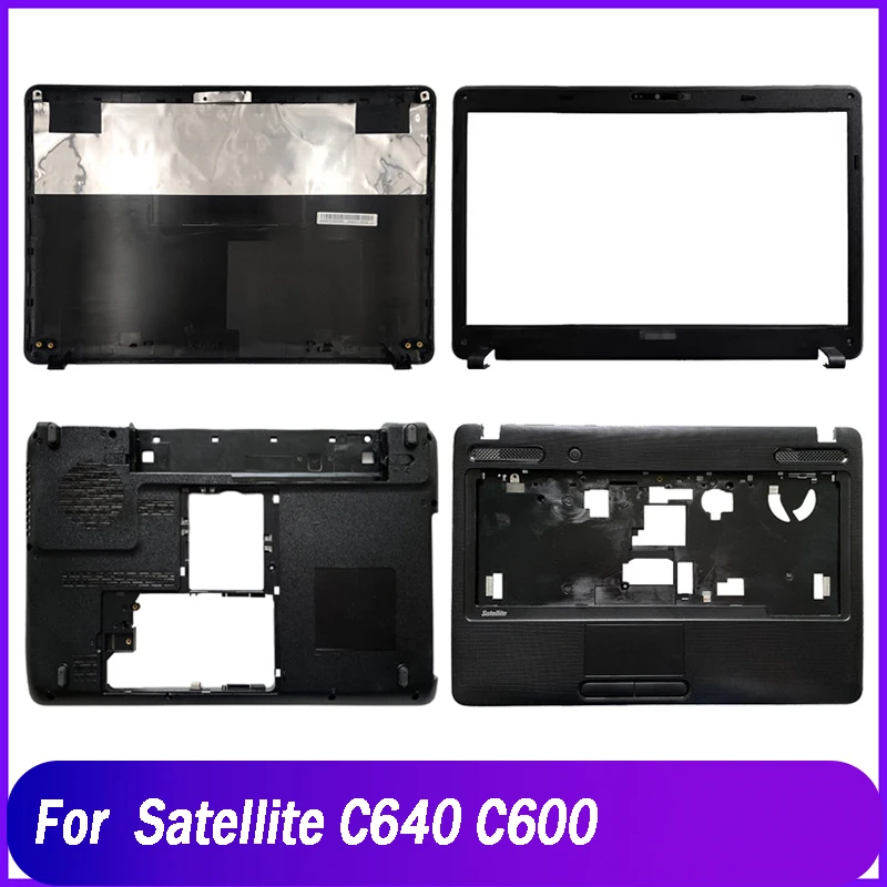 

NEW Rear Lid For Toshiba Satellite C640 C600 Laptop LCD Back Cover Front Bezel Palmrest Upper Bottom Case Black A B C D Shell