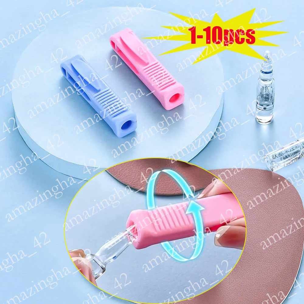 1-10PCS Ampoule Bottle Opener Creative Plastic Handle Ampule Breakers Medical Tool