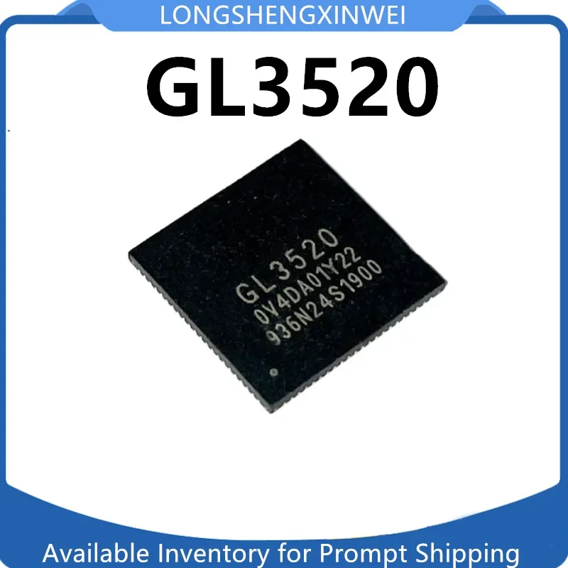 1PCS New GL3520-OVY22 QFN-88 GL3520-OS322 Package QFN-64 Original USB3.0-HUB Main Control IC Chip