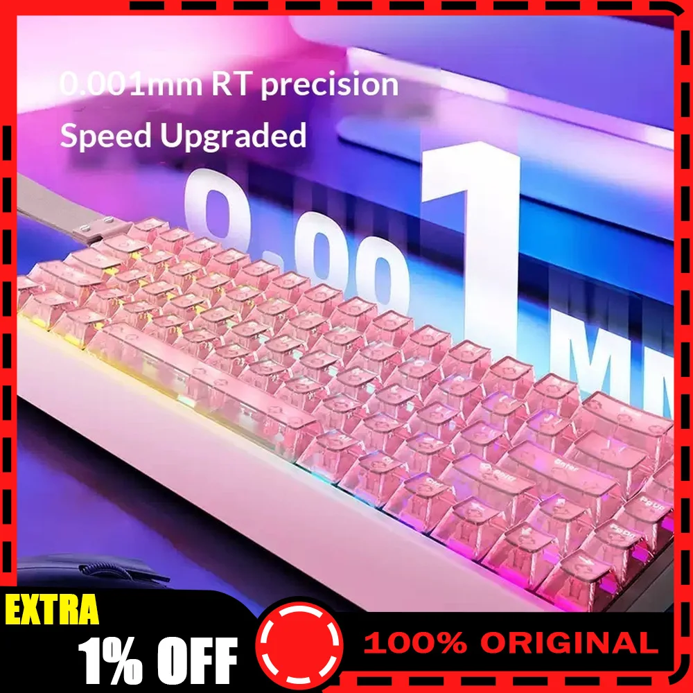 CAROTMAS MERCURY68 Series Magnetic Switch Gaming Keyboard 68-Key 8K Polling 256K Scanning RGB Wired
