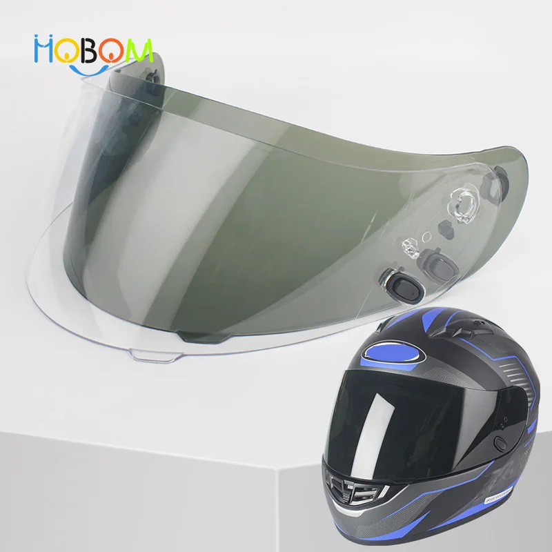 Pour HJC visière hj-09 adaptée à CL-16 CL-17 CL-ST CL-SP CS-R1 CS-R2 CS-15 TR-1 FG-15 HS-11 FS-15 FS-11 lentille de casque de moto