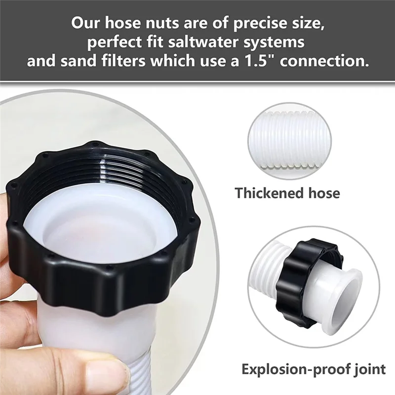 A38T-11535 Pool Sand Filter Pump Hose For Intex Interconnecting Hose For 18 Inch Sand Filter Pumps Fit For With Intex Filter Dur