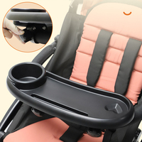 3 In 1 Stroller Cup Holder Antislip Universal Stroller Tray Stroller Snack Catcher and Drink Holder for Stroller Accessories