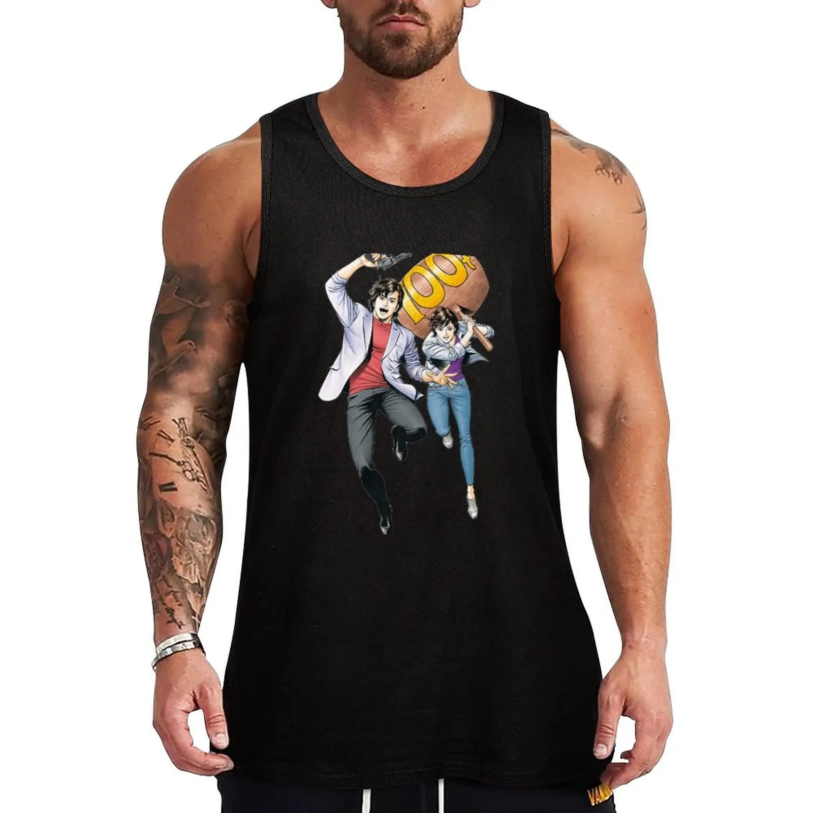 

New design city hunter for Tank Top Vest for boy sleeveless t-shirts for men Sleeveless top