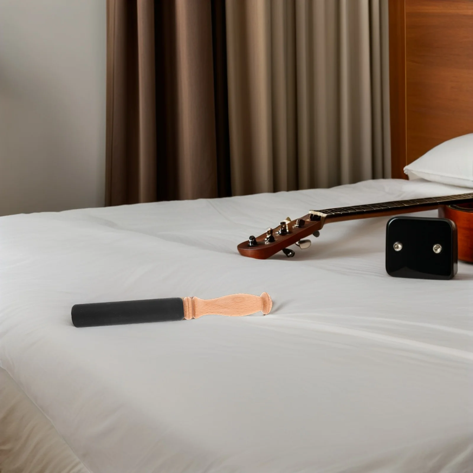 

Tibetan Singing Bowl Mallet Wooden Striker Suede Tip Sound Stick Handheld Percussion for Yoga Relaxation Sound Bowl Mallet