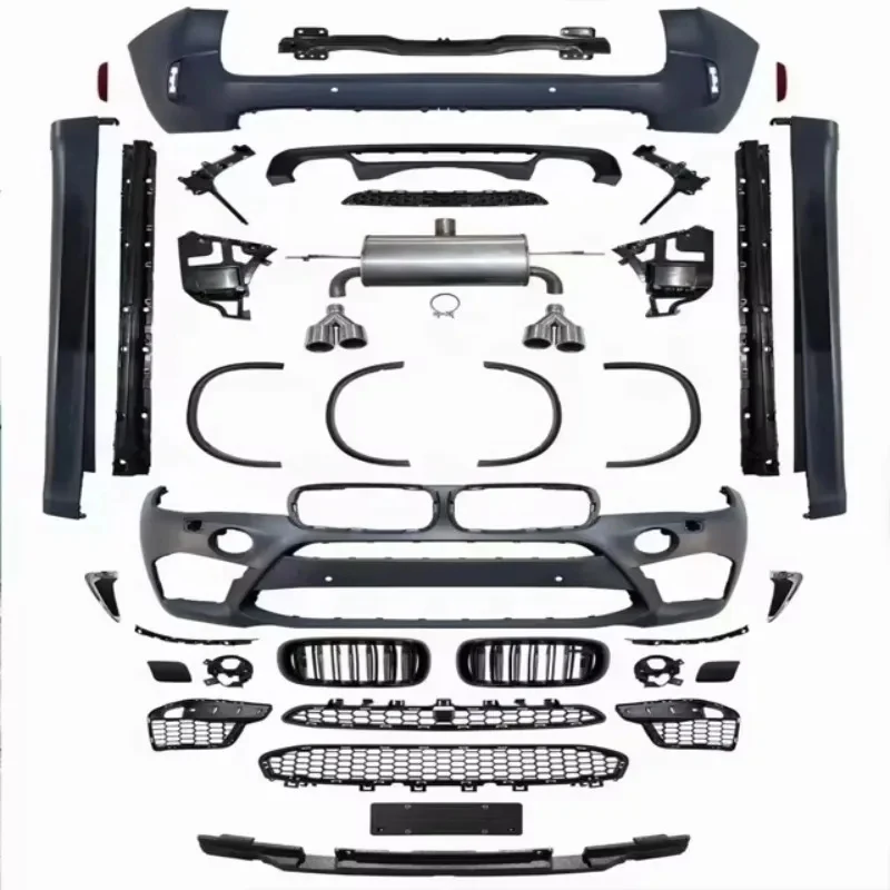 Body Kit Bumper Set Replacement Body Styling Kit Fit for Selected SUV Model -