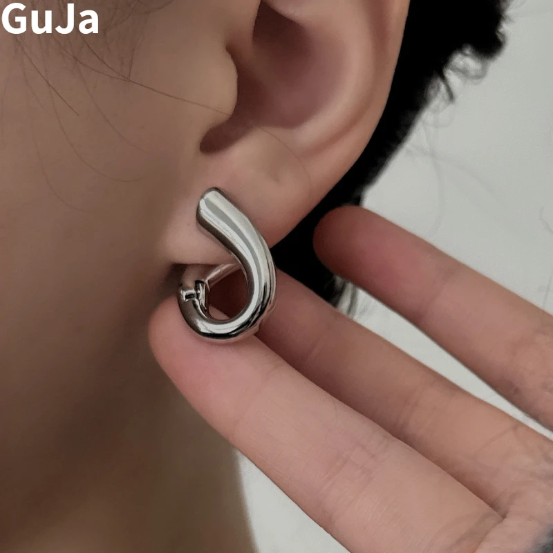 Modern Jewelry Elegant Temperament Metal Earrings For Women Party Gifts Simply Design Ear Accessories 2023 Trend New Hot Sale