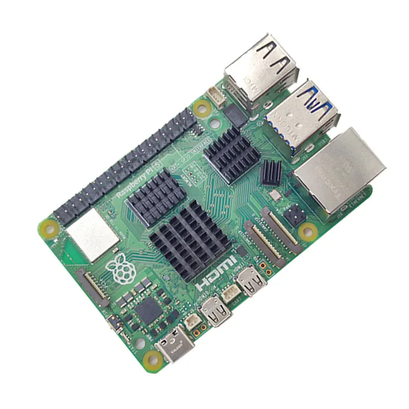 Dissipador De Calor De Cobre De Alumínio Para Raspberry Pi 5, Dissipador, Radiadores