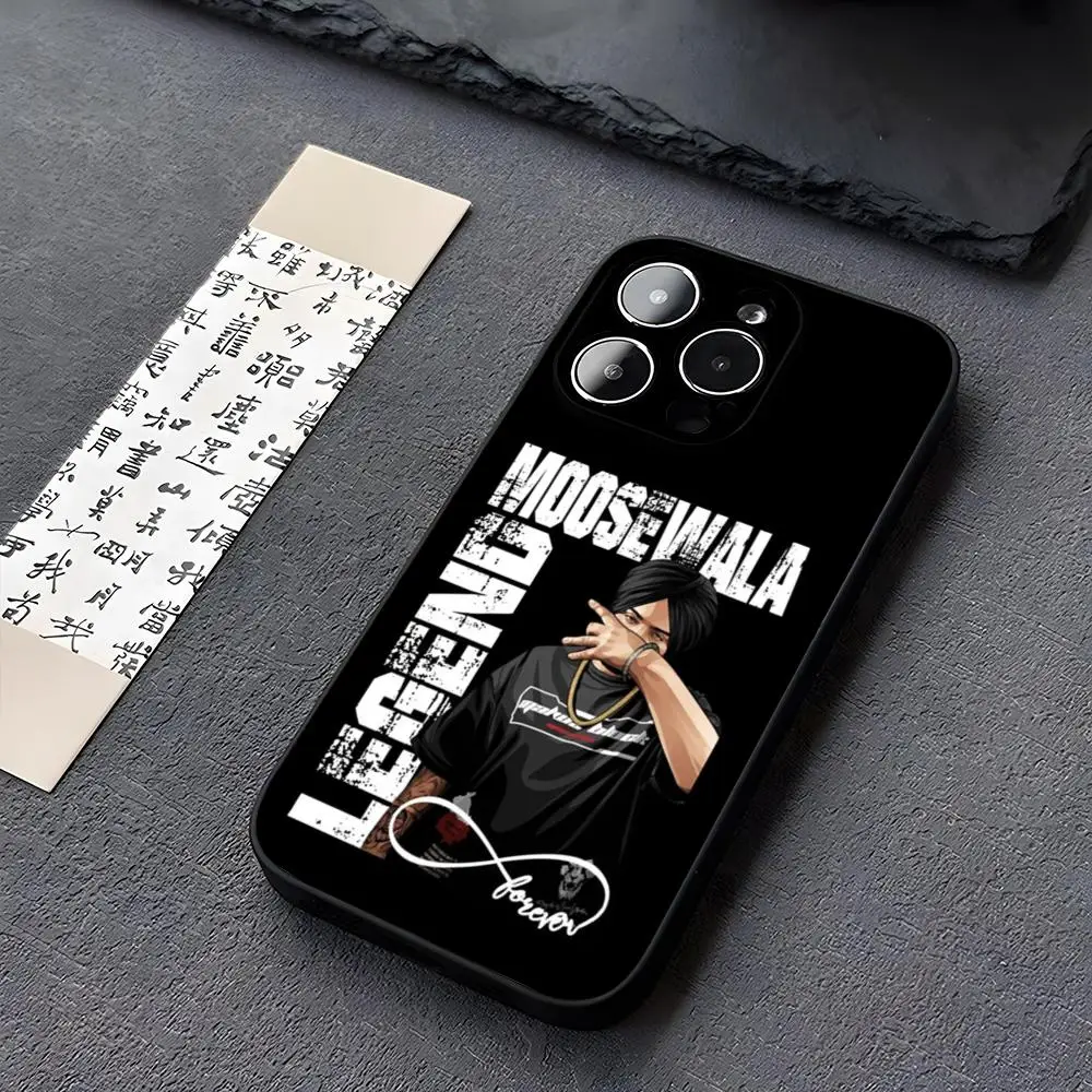 Rapper Sidhu Moose Wala Phone Case for iphone 14 13 11 15ProMax 16 12 Pro Xs Max Mini Xr X 7 8 Plus Funda Covers