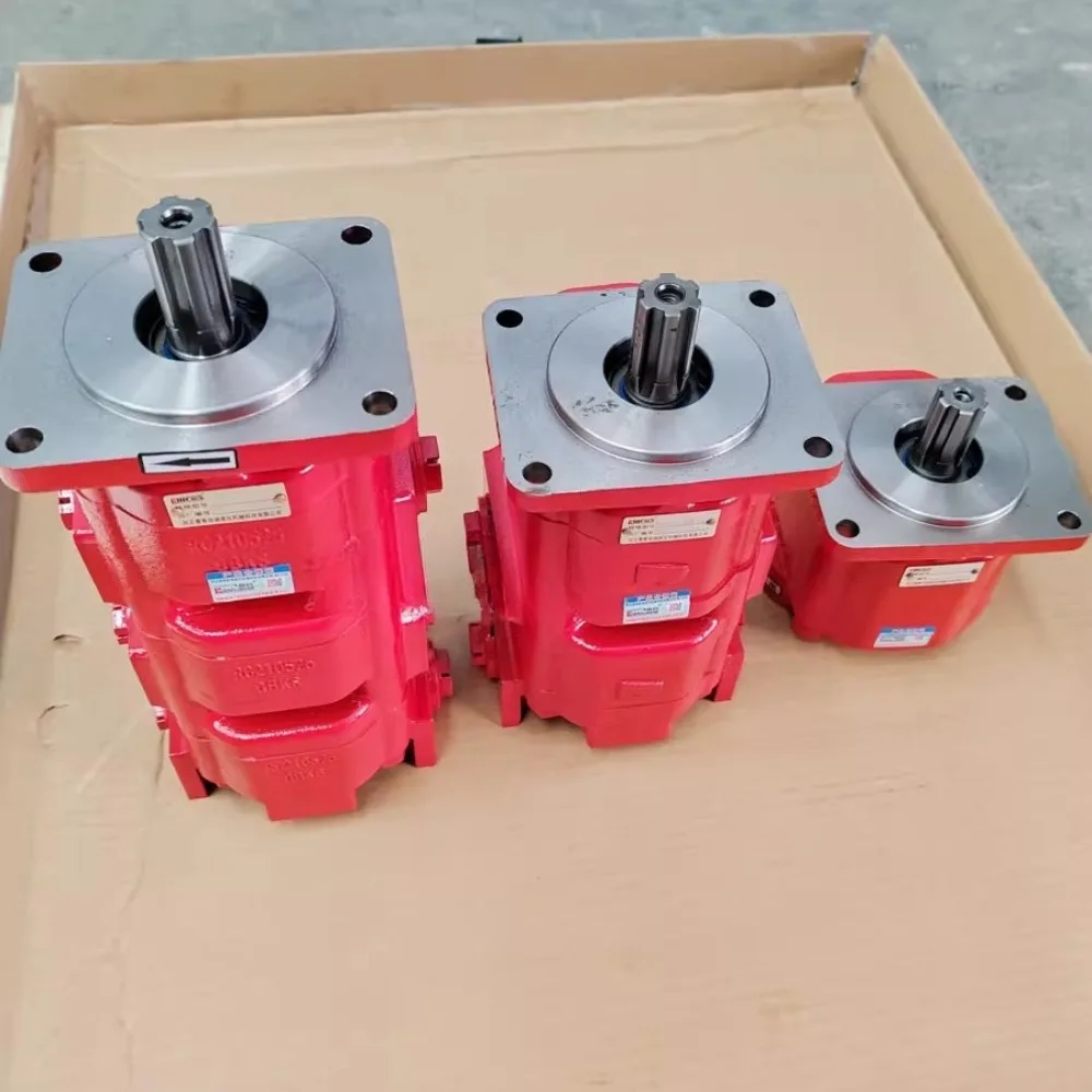 유압 오일 펌프 기어 펌프 단일 이중 삼중 펌프 유압 좌우 회전