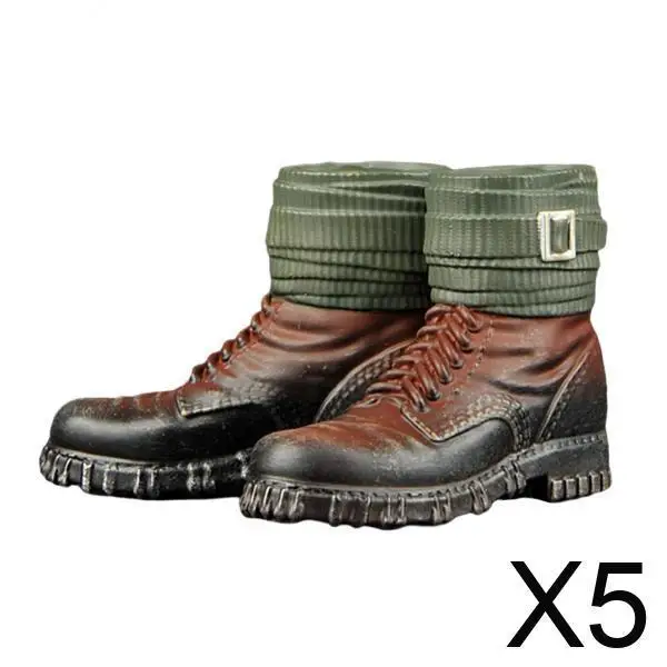 

Аксессуар для фигурок: армейские ботинки в масштабе 1:6 для коллекционных кукол 12 дюймов