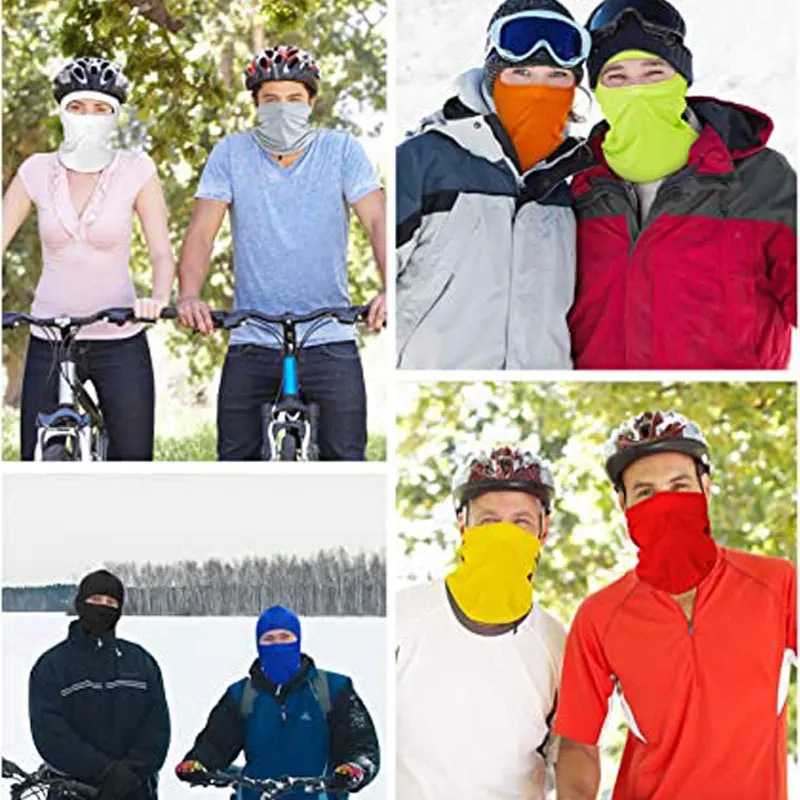 Masque de ski intégral pour hommes, cagoule noire, couvre-cou, couvre-tête protecteur