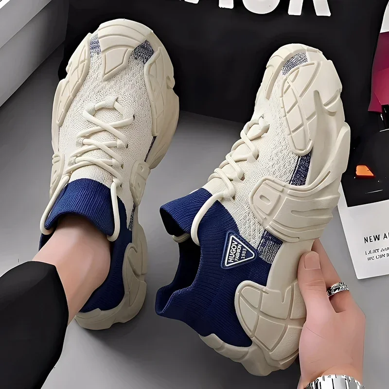 Lightweight Summer Men Breathable Hollow Mesh Sneakers Comfort Padded Insole Wear Resistant Anti Skid Sole City Walking Jogging