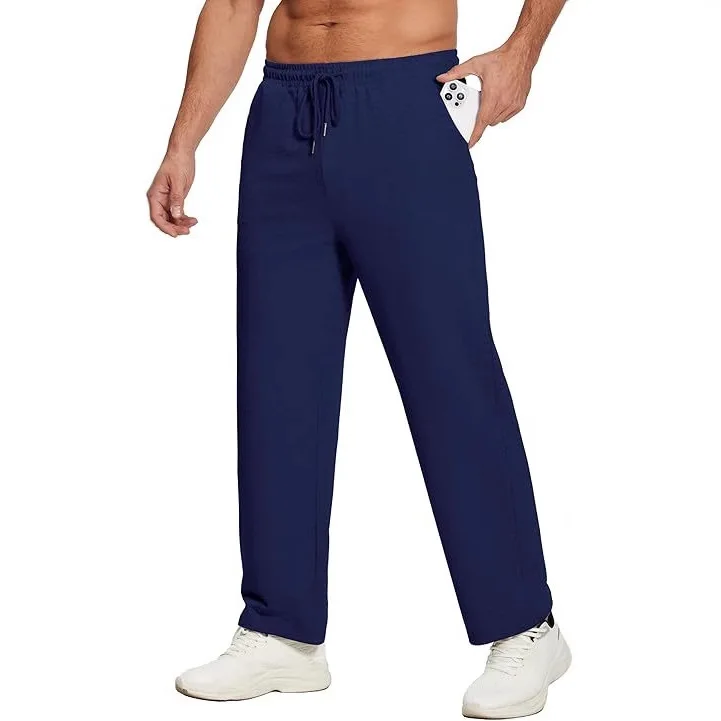 Men's Sweatpants Straight Fitness Pants Casual Pants