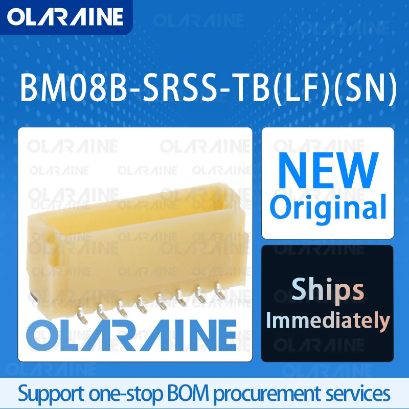 

20/50/100Pcs BM08B-SRSS-TB(LF)(SN) 100% brand new and original IC chip Connector headers and wire housings 8 Position