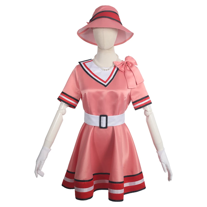 Brdwn Womens Kamado Nezuko Cosplay Custome Party Dress
