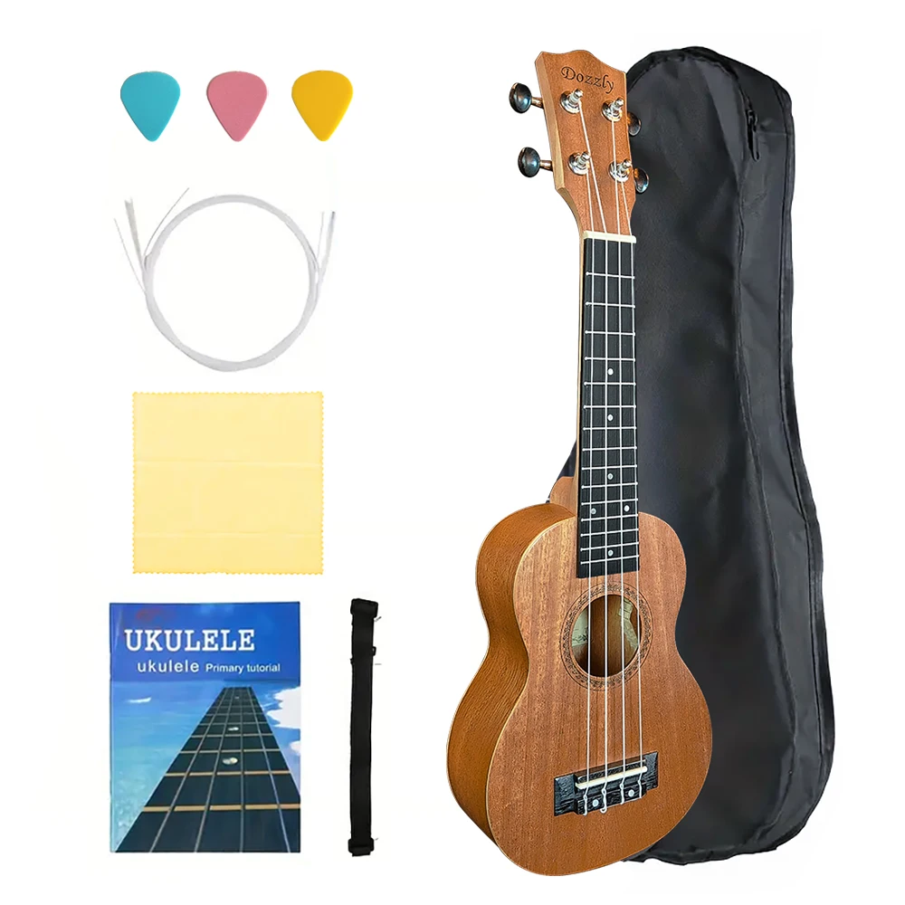 21 Inch Ukulele 4 Strings  Mini Guitarra Ukulele With Bag Strings Ukulele Guitar Accessories