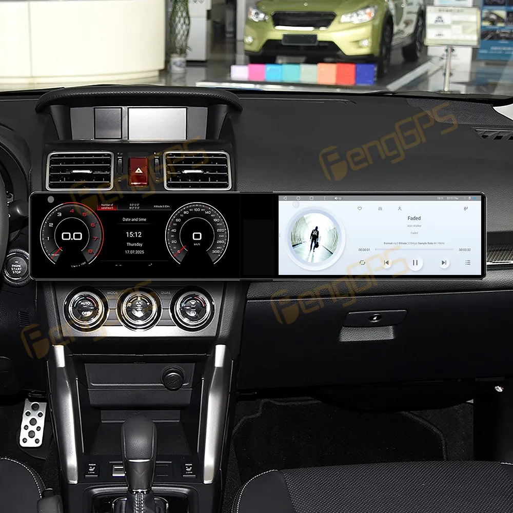 24.6 Inch Screen Car Radio For Subaru Crosstrek WRX Levorg Forester 2012-2015 Android GPS Navigation Multimedia Stereo Receiver